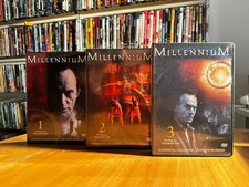 MILLENNIUM SERIE TV COMPLETA CON 3 COFANETTI BOX DVD OTTIME CONDIZIONI STAGIONI