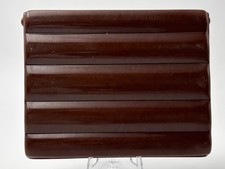 Portasigarette plastica marrone sovietico vintage tobacciana retrò portasigari URSS