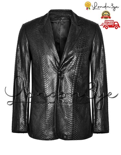 Blazer uomo pelle pitone - ,