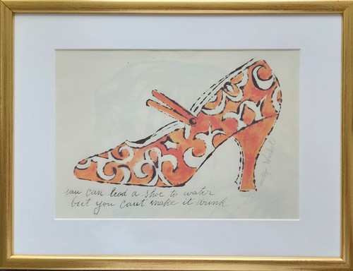 Scarpe andy warhol litografia - scarpe,