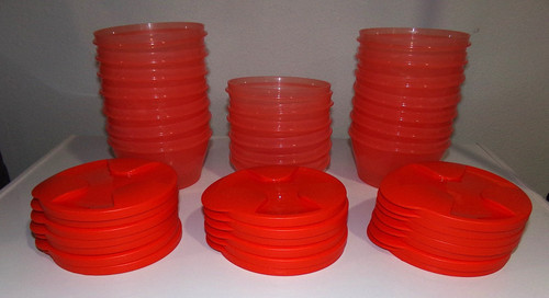 40pc tupperware coral duo - 40pc,