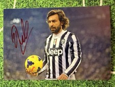 COA Foto Firmata CERTIFICATO Autografo ANDREA PIRLO Autograph Signed Photo