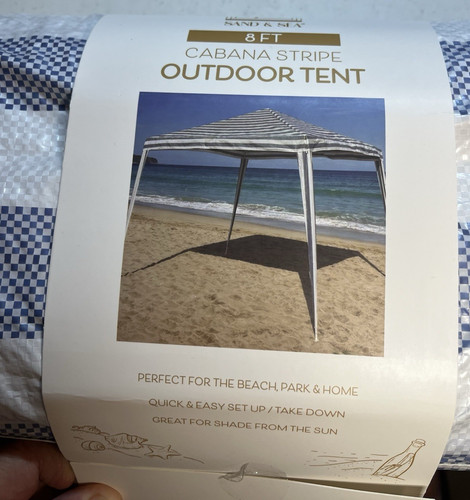 Sabbia mare tenda da - 8',