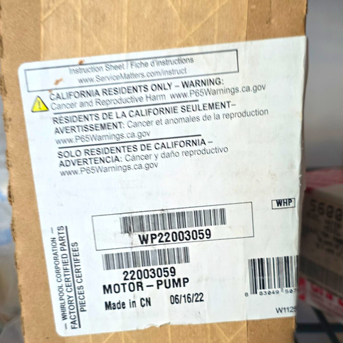 Whirlpool wp22003059 22003059 - wp22003059,