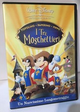 I Tre Moschettieri DVD Disney Classici Topolino Pippo e Paperino Come da Foto