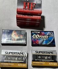 (9) Vari nastri audiocassette