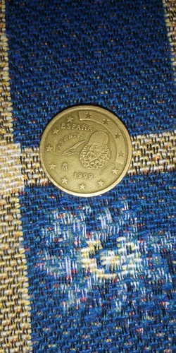 Moneta spagnola 50 - moneta,