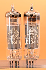 2X E84L TELEFUNKEN – SQ OUTPUT PENTODES – PERFECT TV-7 EMISSION EL84