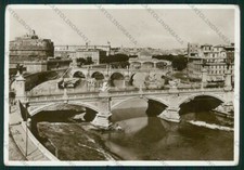 Roma Città Ponti Umberto I Sant'Angelo PIEGHINA Foto FG cartolina VK2308