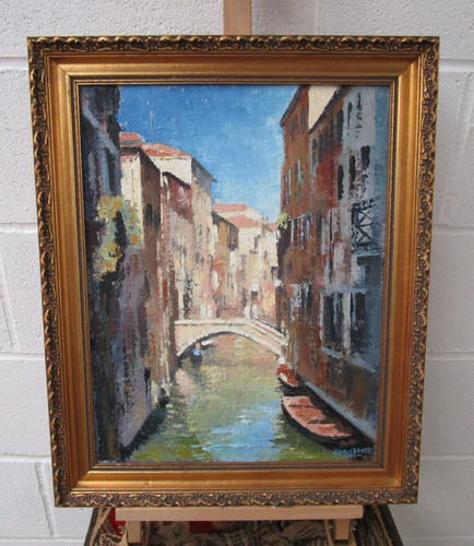 Dipinto olio venezia originale - olio,