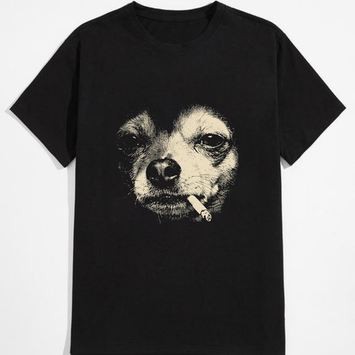Funny chihuahua smoking - funny,