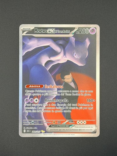 Carta pokemon mewtwo - carta, ex