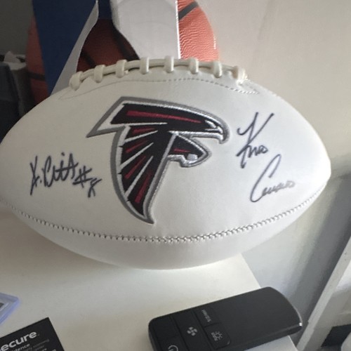Atlanta falcons dual signed - falcons,