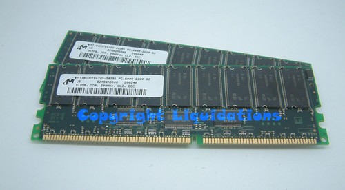1gb ddr pc1600r cl2 - (2x512mb),