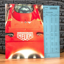 1975' Brochure Heuer