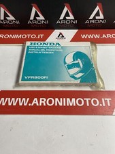 libretto uso e manuntenzione honda Vfr800fi(x)cod.37MBG810 neutro