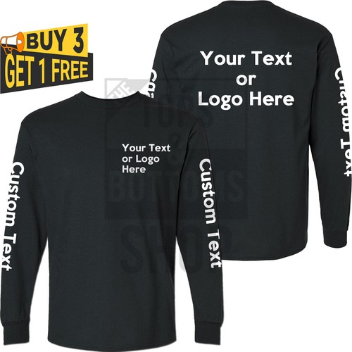 Shirt manica lunga testo - manica,