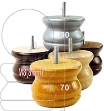 Gambe per mobili legno - 4,