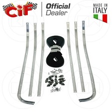 SERIE STRISCE LISTELLI IN ALLUMINIO PEDANA TAPPETO PER PIAGGIO VESPA GL 150.