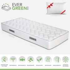 Materasso Singolo 80x190 - 90x200 - 90x190 e fuori misura Cuscino Memory GRATIS