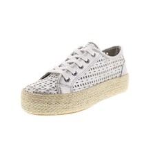 Cafe' Noir Forata Argento - Donna Scarpe Sneakers Sporty Chic