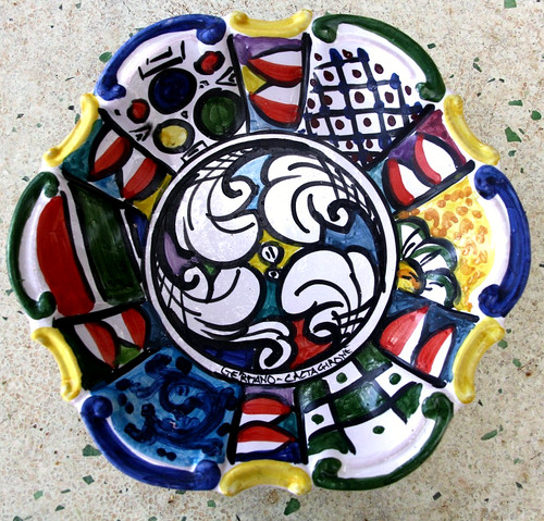Piatto ceramica di - piatto, in