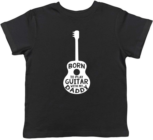 Maglietta born play guitar - maglietta,