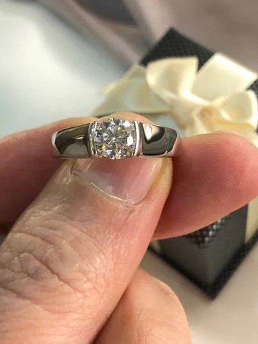 Anello solitario ct - anello,