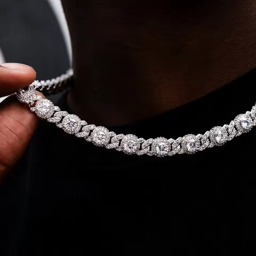Collana catena maglia cubana