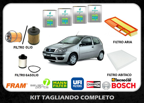 Kit tagliando fiat punto - kit, 1.3
