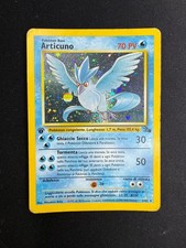 Pokemon Articuno 2/62 Fossil Rara Holo Prima Edizione Wizards ITA Carte Vintage