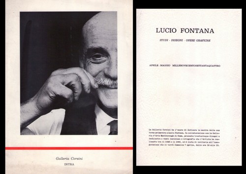 Brochure lucio fontana - brochure,