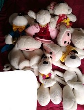 Diddl & Diddlina lotto 5 Pupazzi Cm 32 Circa