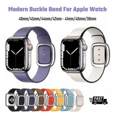 Cinturino pelle fibbia moderna