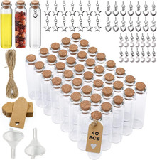 40X Vasetti Vetro Piccoli,20Ml