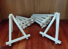 Mini Cavalletti da Tavolo in Legno (9 Pezzi Totali) 🎨🖼️