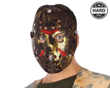 Maschera hockey uomo venerdi 13 vestito horror jason halloween carnevale