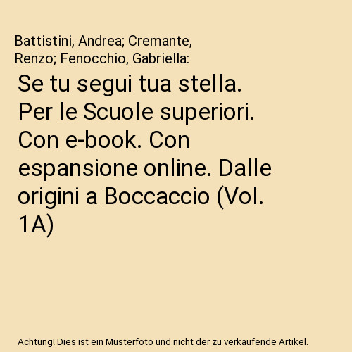 Segui tua stella - stella., per
