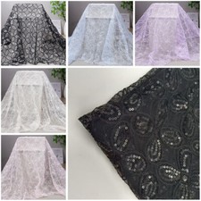 Paillettes Fiore Pizzo Maglia