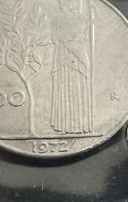100 Lire 1972 /  BARRETA Minerva R2 ,  Molto Rara