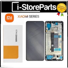 DISPLAY LCD FRAME NERO ORIGINALE SERVICE PER XIAOMI NOTE 13 PRO 5G 2312DRA50G