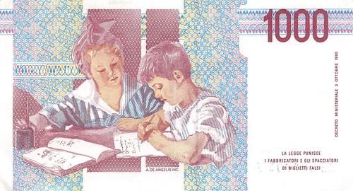 Italy 1000 lire 3 10 - ,