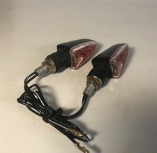 COPPIA FRECCE  MOTO 8 LED NAKED SCOOTER ENDURO CROSS MOTARD ATV MAXI