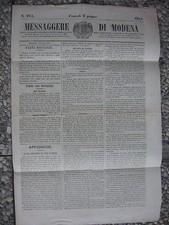 M400-GIORNALEMESSAGGERE DI MODENA TRASPORTO PASSEGGERI SUL PO'