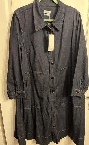 Abito camicia denim - denim, indaco