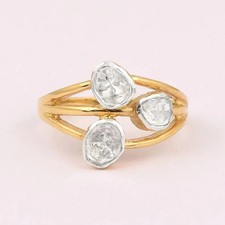 Anello Triplo Fascia Placcato