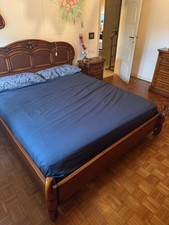 Estea Mobili Camera Matrimoniale Completa di Legno Massello - Marrone