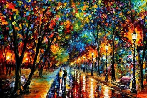 Taglie grandi leonid afremov - taglie,