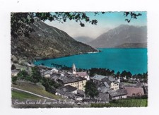 SANTA CROCE d.l. CON PREALPI - SOGGIORNO DELIZIOSO anni 50 timbro hotel al lago