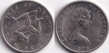 10 New Pence 1976 Ile de Man
